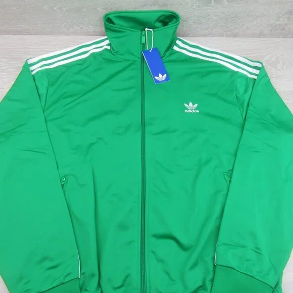 Adidas Originals Firebird Track Pants Jacket Jump Suit Men's Sz Medium Green NEW - Picture 3 of 16